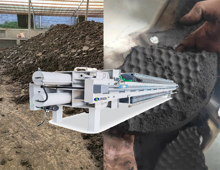 Déshydratation Efficace du Fumier avec Presse-À-Filtre pour la Production d’Engrais Organique