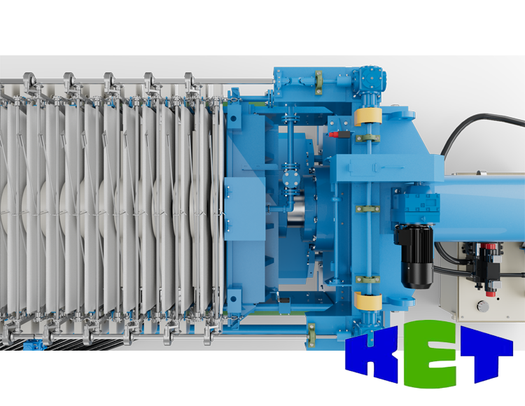 Filtro Presse à Toile Mobile pour la Déshydratation Automatique des Boues