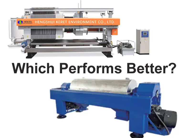 Filtre presse ou centrifugeuse horizontale ? Découvrez la meilleure solution de déshydratation