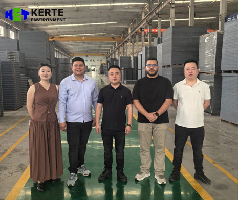 Nous invitons nos clients colombiens à visiter l'usine de filtres-presses KERTE
